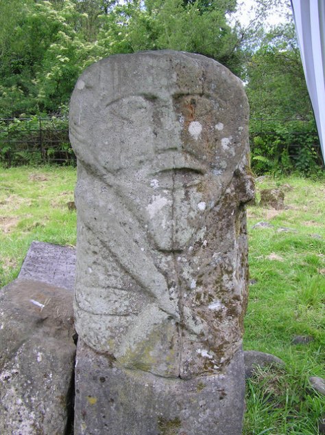 Reverse side of figure