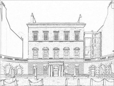 The exterior of the Hugh Lane Gallery. 